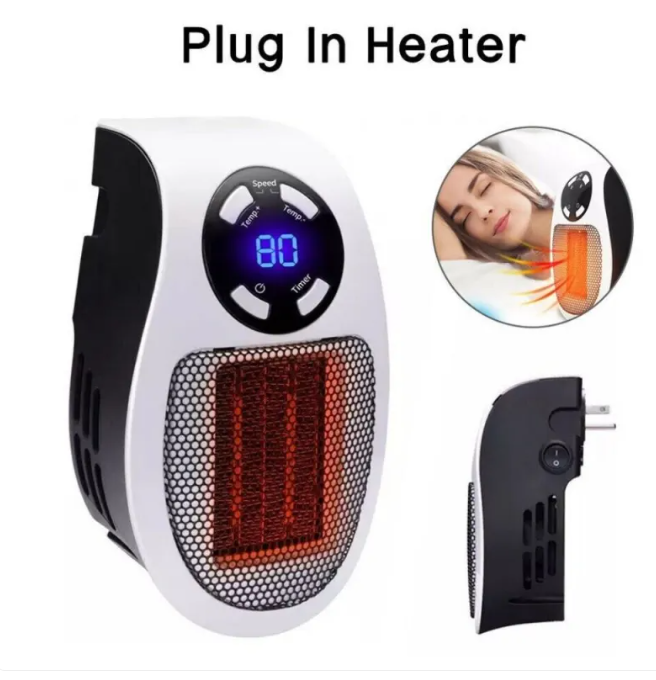 Stay Warm Anywhere — VersaHeat Portable Wall-Mounted Space Heater