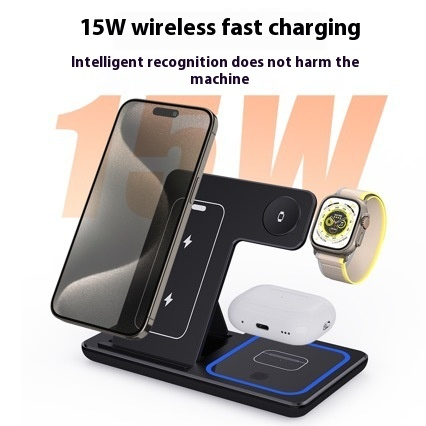 Power Everything at Once with the 3-in-1 Wireless Charging Station