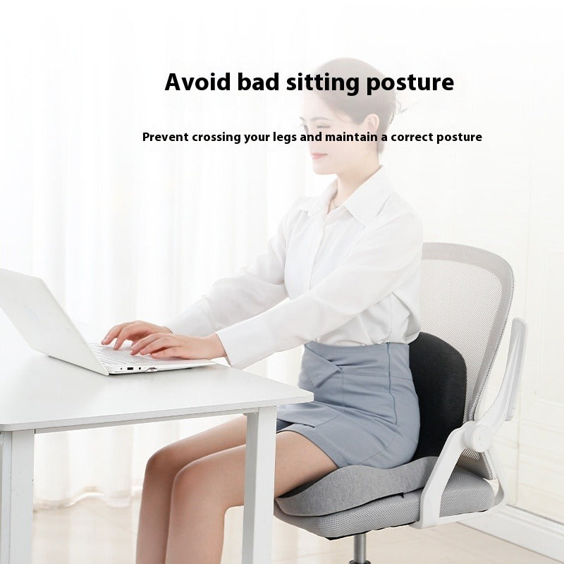 Sit Comfortably All Day — Memory Foam Lumbar Backrest Cushion