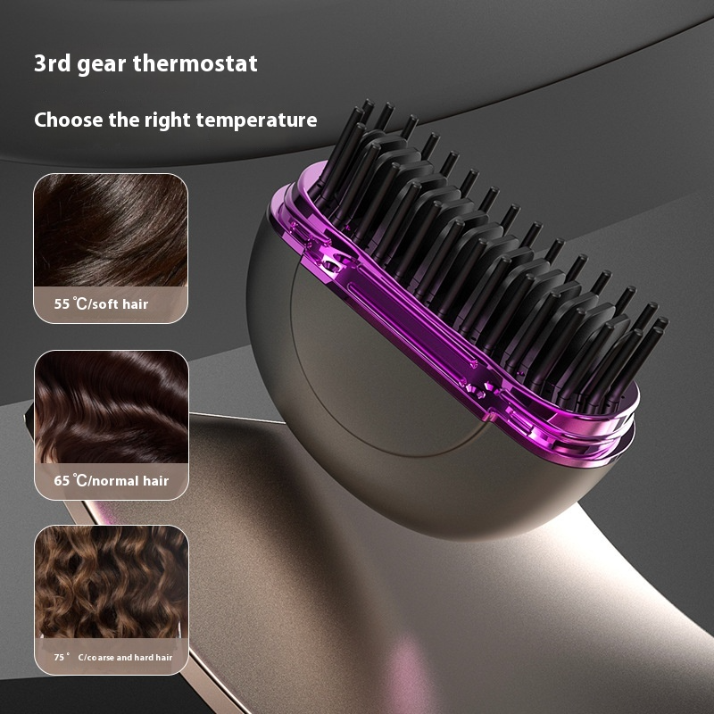 Smooth Hair Anywhere — Mini Steam USB Ceramic Hair Straightener