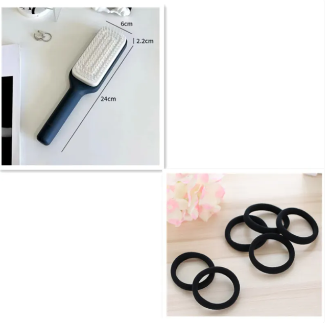 Effortless Hair Days — 4-in-1 Self-Cleaning Brush