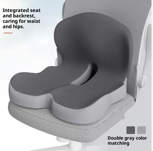 Sit Comfortably All Day — Memory Foam Lumbar Backrest Cushion