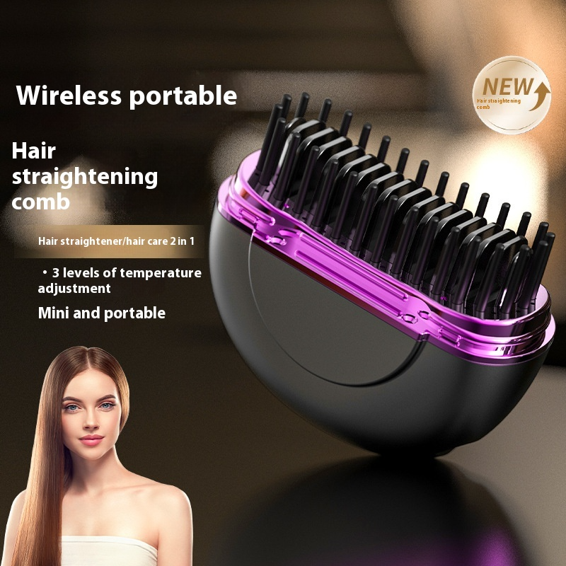 Smooth Hair Anywhere — Mini Steam USB Ceramic Hair Straightener
