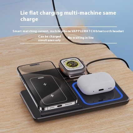 Power Everything at Once with the 3-in-1 Wireless Charging Station