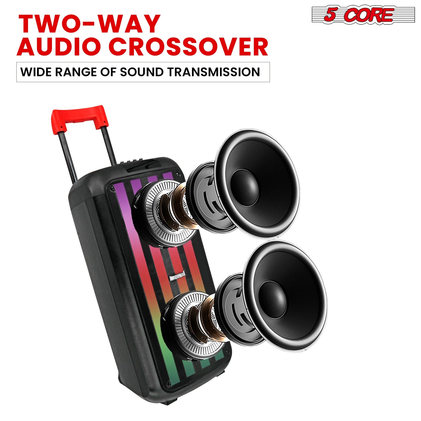 Be the Life of the Party with the 5Core Bluetooth Karaoke Party Speaker