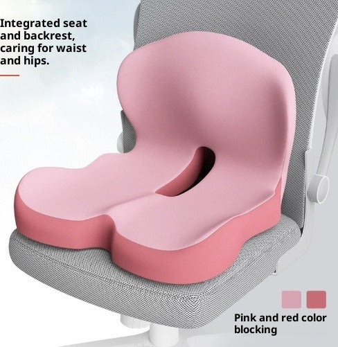 Sit Comfortably All Day — Memory Foam Lumbar Backrest Cushion