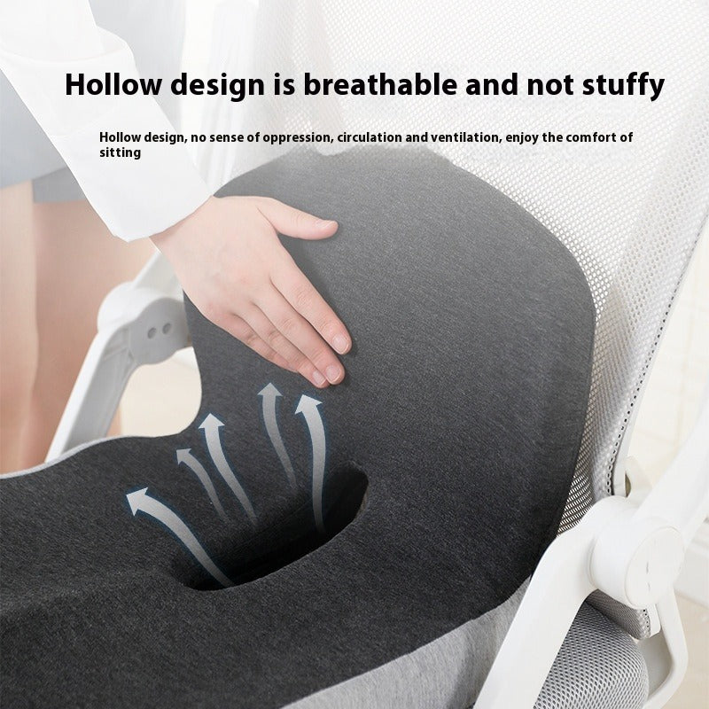 Sit Comfortably All Day — Memory Foam Lumbar Backrest Cushion