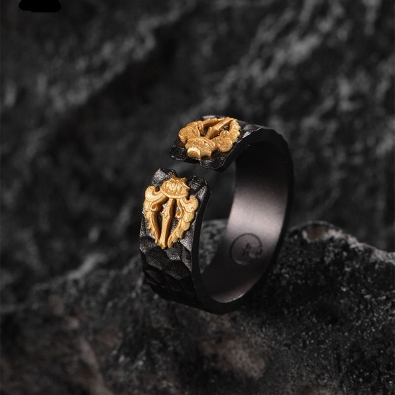 Vintage Glam — Women's Retro Adjustable Statement Ring
